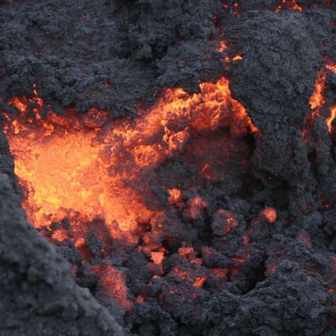 Lava on Pacaya Volcano